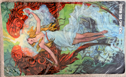 MTG Magic the Gathering Rebecca Gay Playmat + Sleeves - Bigmagic Angel Art Set - Image 5