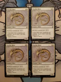 4x Watcher Sliver - NM/M Time Spiral Remastered TSR MTG Magic - Image 1