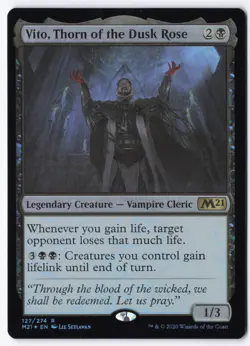 Vito, Thorn of the Dusk Rose R Core Set 2021 127 NM - Image 1