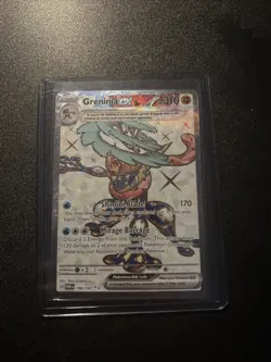 Pokemon Twilight Masquerade Holo Full Art Rare Greninja EX 198/167 Sv06 - Image 1