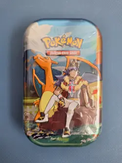 Pokemon TCG Crown Zenith Leon And Charizard Mini Tin Factory Sealed - Image 1
