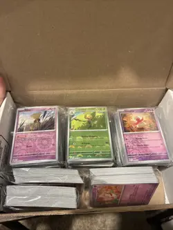 Pokemon 4.7 LBS Modern Bulk Lot - Uncommon + Common + Reverse Holos + Holos - Image 1