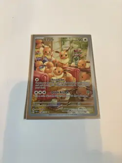 Pokemon Eevee Illustration 188/167 Sv06: Twilight Masquerade Holo IR - Image 1