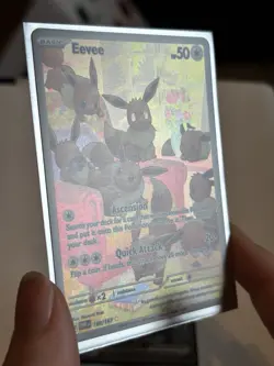 Pokemon Eevee Illustration 188/167 Sv06: Twilight Masquerade Holo IR - Image 2