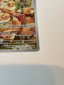 Pokemon Eevee Illustration 188/167 Sv06: Twilight Masquerade Holo IR - Image 4