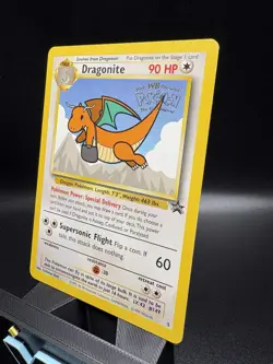 Pokemon Dragonite 1999 Kids WB First Movie WOTC #5 Black Star Promo - Image 3