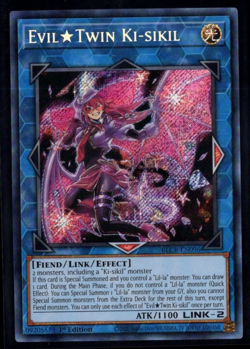 Evil Twin Ki-Sikil BLCR-EN096 1st Edition Secret Rare Yugioh Near Mint - Image 1