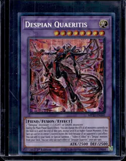 Yugioh - Despian Quaeritis - Prismatic Secret Rare MP22-EN141 - Image 1