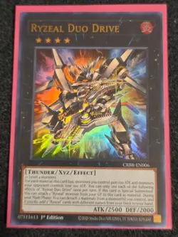 Yugioh Ryzeal Duo Drive CRBR-EN006 Ultra Rare 1st Edition NM - Image 1