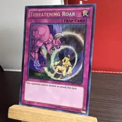 SECRET RARE Threatening Roar Yugioh LCYW-EN297 - NM +BONUS HOLO - Image 2