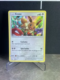 Pokemon Card Eevee 48/68 Hidden Fates Holo Rare 2019 NM-Mint - Image 1