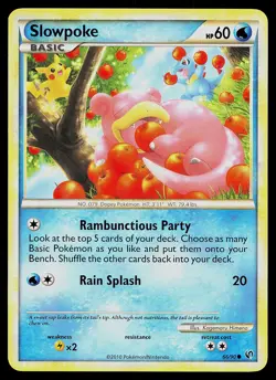 Pokemon Card - Slowpoke Undaunted 66/90 Common - Image 1