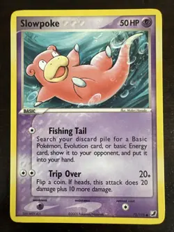 Pokemon 2005 Slowpoke Card 72/115 Trading Card - Image 1