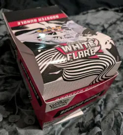 Pokemon white flare Booster Bundle Box EMPTY NO CARDS,SLIGHTLY DAMAGED SEE PIC - Image 1