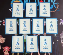 ONE PIECE TCG Official Card Sleeves Vol 3 Navy Marines PACK OF 10 UNUSED - Image 1