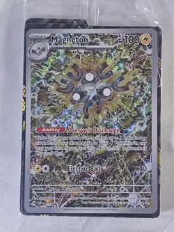 Pokemon TCG Magneton SVP 159 Promo Card Surging Sparks Sealed - Image 1