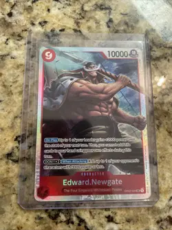 ONE PIECE Card Game TCG EDWARD NEWGATE English OP02-004 SR Paramount War - Image 4