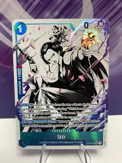 One Piece Card Game Izo ST22-002 Super Rare Alternate Art English Edition - Image 1
