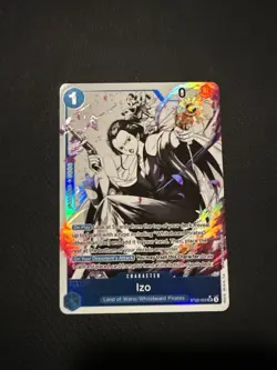 Izo SR ST22-002 Parallel English ONE PIECE Card Starter Deck Ace Newgate - NM - Image 1