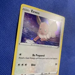 Eevee Black Star Promo Holo Evolving Skies SWSH127 Pack Fresh Pokemon Card NM - Image 2