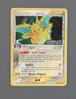 Dragonite 3/113 Delta Species Reverse Holo Stamped Ex Pokemon Card Vintage LP/NM - Image 1