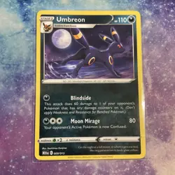 Umbreon New 2025 McDonalds Happy Meal Pokemon Dragon Discovery Card 009/015 - Image 1