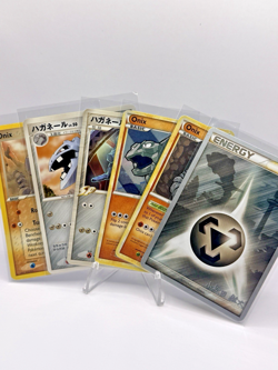 5 Onix/Steelix Pokemon Card Lot + POKEMON TCG WORLD CHAMPION METAL ENERGY - Image 1