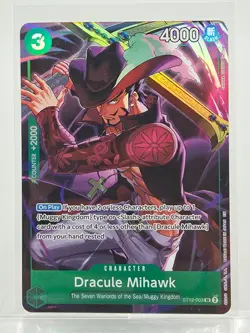 Dracule Mihawk (Illustration Box Vol.4) ST12-003 One Piece Promotion Cards Foil - Image 1
