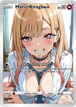 700 Follower Special Marin Dress Up Darling Goddess Story Waifu Card Custom - Image 1