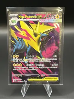 MEGA MANECTRIC EX - 158/132 Mega Evolution NM - Ultra Rare - Pokemon TCG Card - Image 1