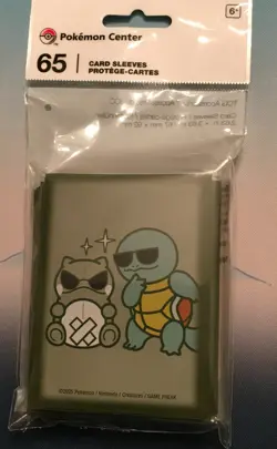 Pokemon Center Card Sleeves - Substitute & Squirtle (65 Count) - Image 1