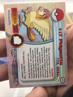 Pokemon Card Topps Chrome Pidgeotto #17 NM - Image 4