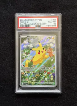 Pikachu 088 Sv: Scarlet & Violet Promo Cards Holo PSA 10 - Image 1