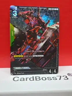 Red Gundam (R+)Gundam Card Game . Dual Impact R+ GD02-024 - Image 5