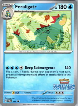 Feraligatr - (Illustration Contest 2024) Promo SV: Scarlet & Violet Promo Cards - Image 1