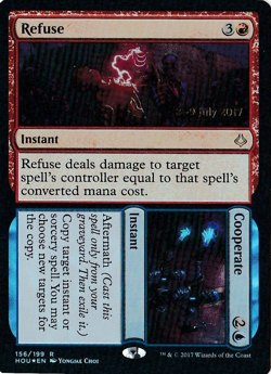 Refuse // Cooperate FOIL | NM | Prerelease Promo | Magic MTG - Image 1