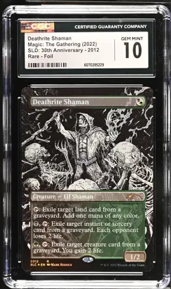 DEATHRITE SHAMAN Secret Lair Foil 30th Anniversary CGC 10 MTG [Nostalgium] - Image 1