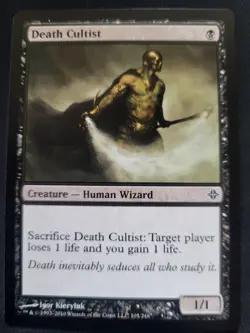 Rise of the Eldrazi Death Cultist MTG Magic the Gathering NM - Image 1