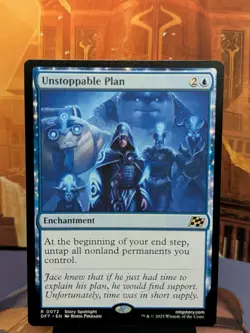 Unstoppable Plan MTG Aetherdrift Regular NM - Image 1