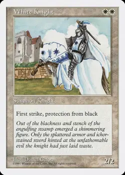 4x White Knight - MP - 5th Edition - SPARROW MAGIC mtg - Image 1