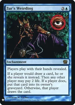 1 x Zur's Weirding - Foil - Mystery Booster / The List - NM-Mint - MTG - Image 1