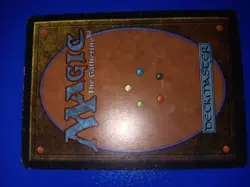 MTG Juzam Djinn, damaged. inked front, English Arabian Nights - Image 2