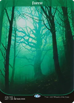 1 Forest #216 (NM) Unstable UST Magic the Gathering MTG NM Near Mint - Image 1