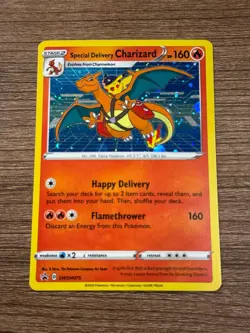 NM Special Delivery Charizard SWSH075 Sword & Shield Promo - Pokemon Card - Image 1