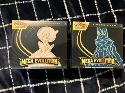 Pokemon Mega Evolution Elite Trainer Box ETB Set of 2 Sealed - Image 1