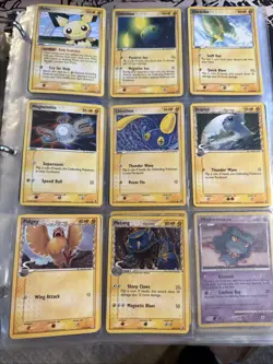Vintage Pokemon TCG WOTC Card Binder LP To Damaged Many Sets And Rarities 5.5lbs - Image 5