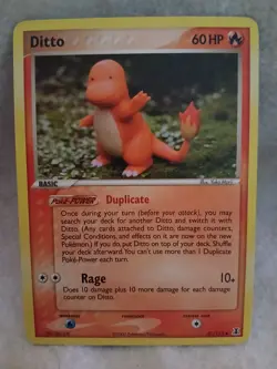 Pokemon TCG Ditto 61/113 EX Delta Species Common Non-Holo NM/LP - Image 1