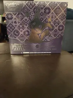Scarlet Amd Violet Paldean Fates Pokemon Center Elite Trainer Box ETB New Sealed - Image 1