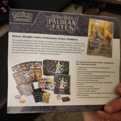Scarlet Amd Violet Paldean Fates Pokemon Center Elite Trainer Box ETB New Sealed - Image 2