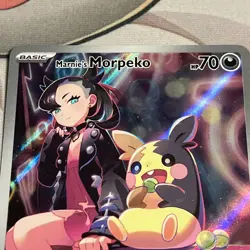 Pokemon - Marnie's Morpeko - SVP 206 - Black Star Promo - Image 3